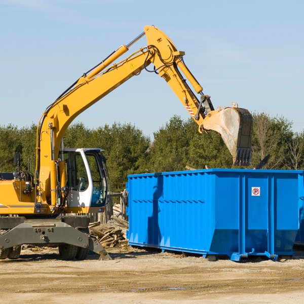 what are the rental fees for a residential dumpster in Rawls Springs MS